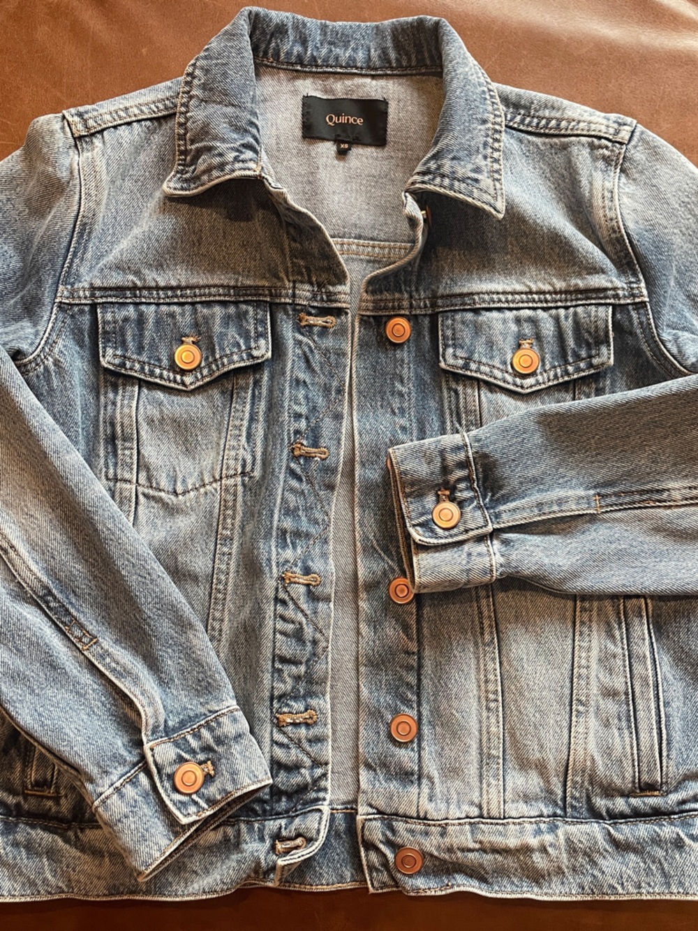 Quince Light Blue Denim Jacket